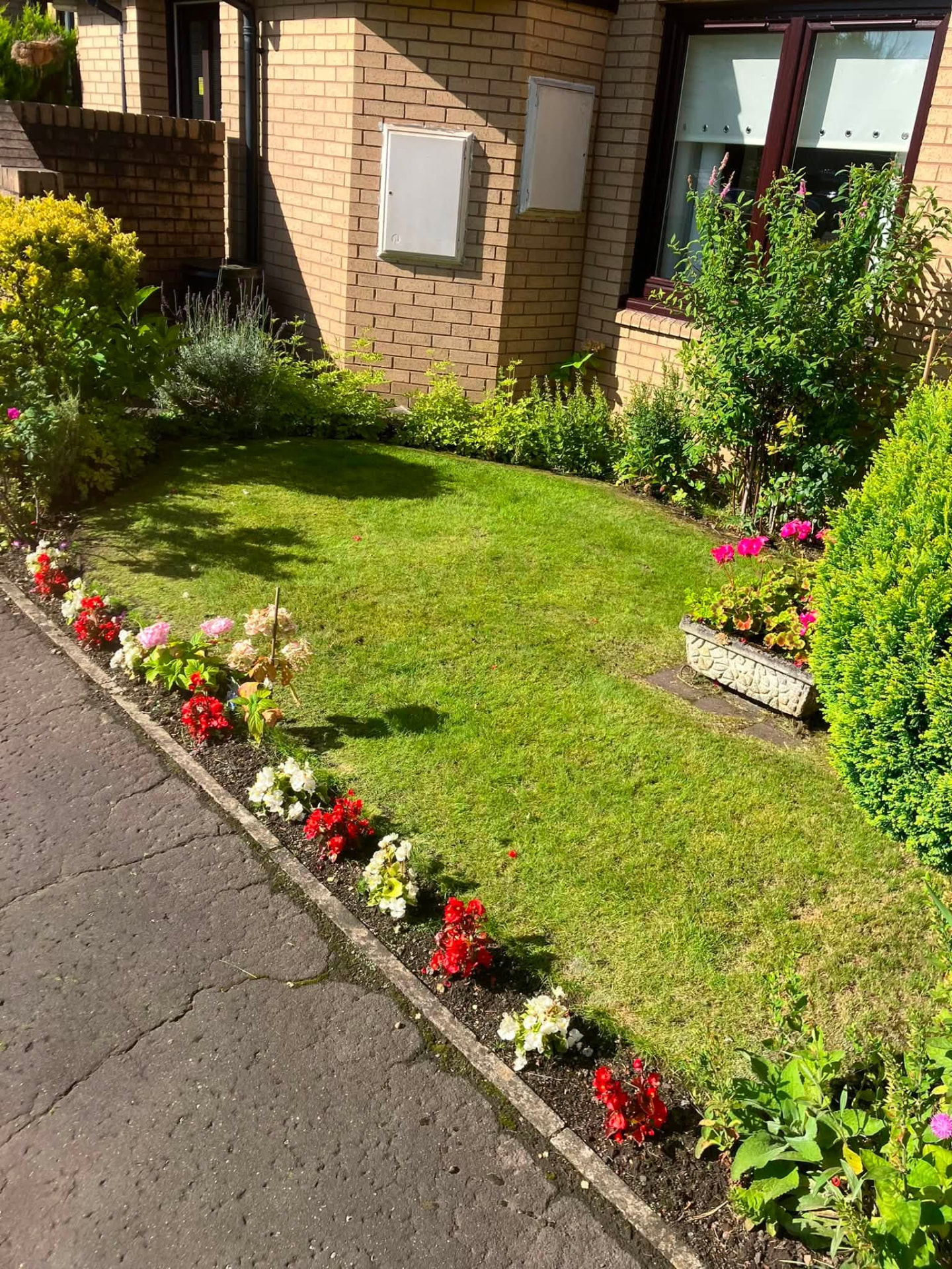Glasgow garden border and lawn maintenance